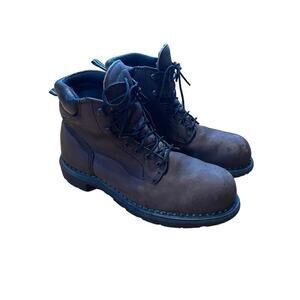Men's Red Wing brown Leather Work Boot. Lace up. ASTM-F-2892-11 EH. Size 11